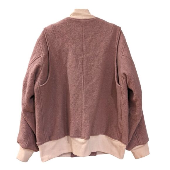LIKE NEW Rag & Bone Women's Oversized Elle Bomber Jacket in Mauve Size S/P - Picture 6 of 11
